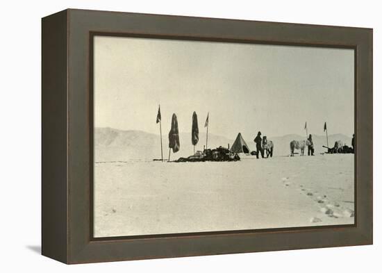 'The Camp After Passing the Previous Farthest South Latitude', November 1908, (1909)-Unknown-Framed Premier Image Canvas