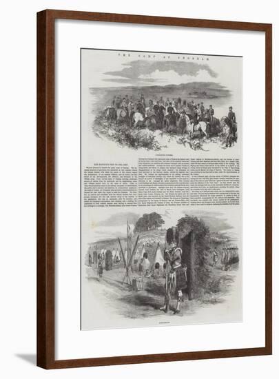 The Camp at Chobham-null-Framed Giclee Print