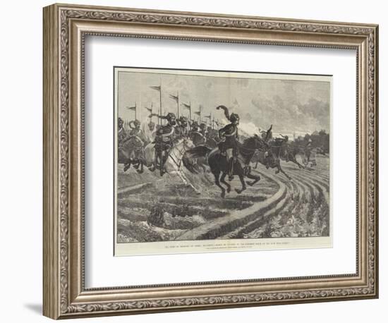 The Camp of Exercise at Delhi-Richard Caton Woodville II-Framed Giclee Print