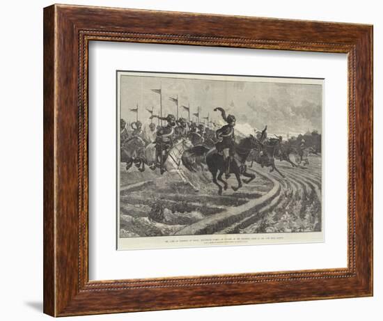 The Camp of Exercise at Delhi-Richard Caton Woodville II-Framed Giclee Print