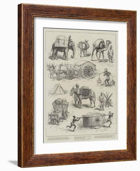 The Camp of Exercise at Delhi-null-Framed Giclee Print