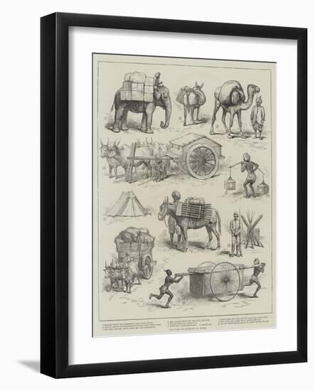 The Camp of Exercise at Delhi-null-Framed Giclee Print