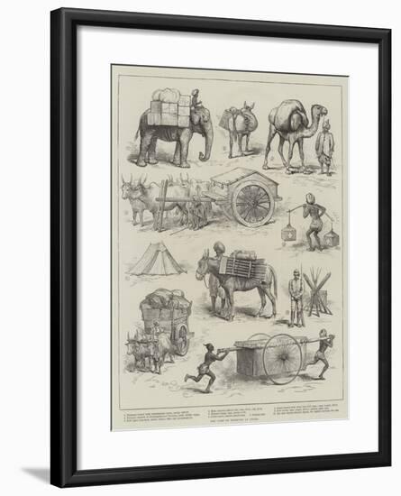 The Camp of Exercise at Delhi-null-Framed Giclee Print