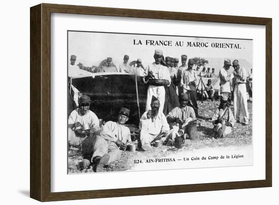 The Camp of the Foreign Legion, Ain Fritissa, Morocco, 20th Century-null-Framed Giclee Print