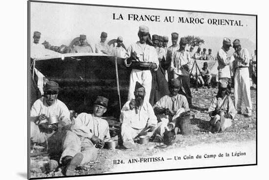 The Camp of the Foreign Legion, Ain Fritissa, Morocco, 20th Century-null-Mounted Giclee Print