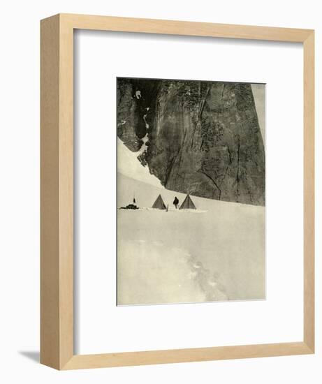 'The Camp Under the Granite Pillar, Half a Mile from the Lower Glacier Depot...January 27', 1909-Unknown-Framed Photographic Print