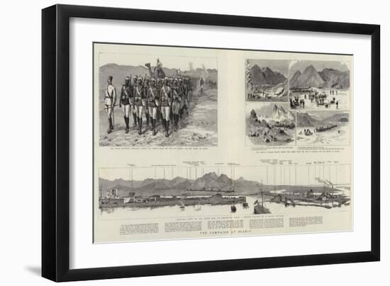 The Campaign at Suakin-null-Framed Giclee Print