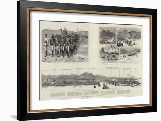 The Campaign at Suakin-null-Framed Giclee Print