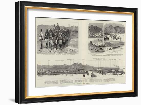 The Campaign at Suakin-null-Framed Giclee Print