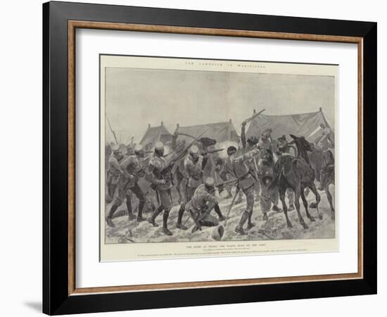 The Campaign in Waziristan-Richard Caton Woodville II-Framed Giclee Print