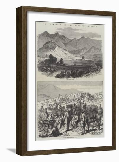 The Campaign on the Punjaub Frontier-Charles Robinson-Framed Giclee Print