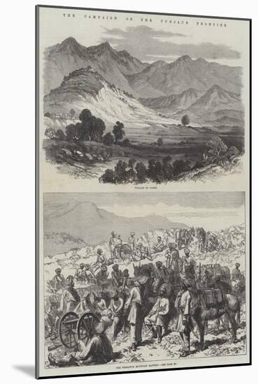 The Campaign on the Punjaub Frontier-Charles Robinson-Mounted Giclee Print