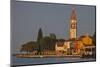 The Campanile Di Mazzorbo at Sunset on Isola Mazzorbo, Vencie, Veneto, Italy.-Cahir Davitt-Mounted Photographic Print