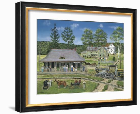 The Canaan Station-Bob Fair-Framed Giclee Print