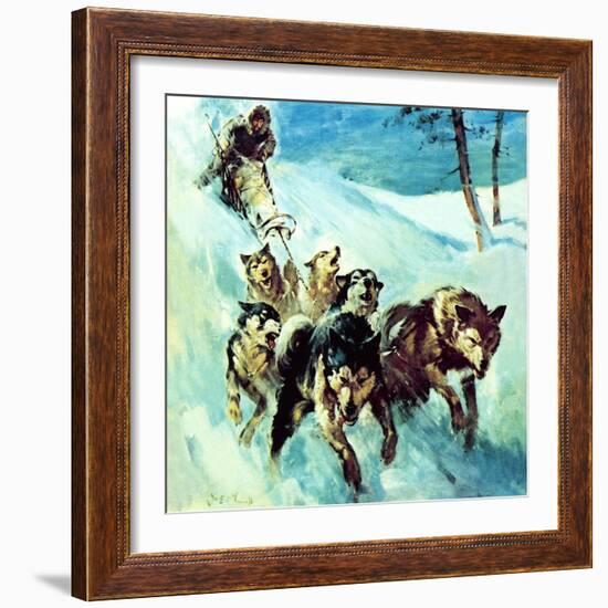 The Canadian Husky-McConnell-Framed Giclee Print