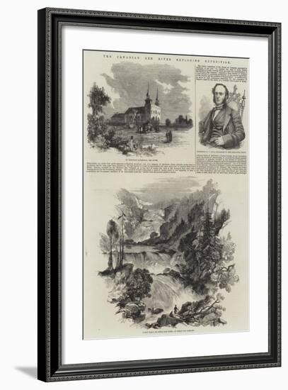 The Canadian Red River Exploring Expedition-null-Framed Giclee Print