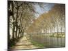 The Canal Du Midi, Near Capestang, Languedoc Roussillon, France-Michael Busselle-Mounted Photographic Print