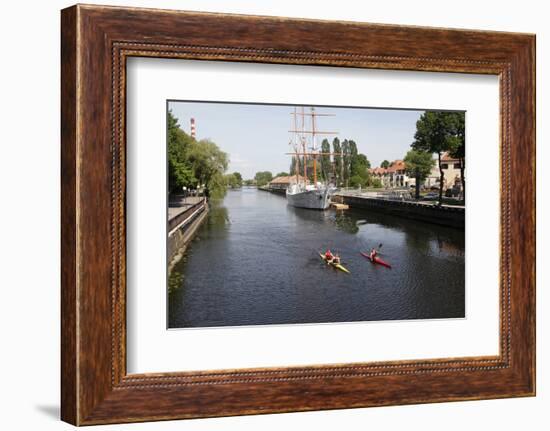 The Canals of Klaipeda, Lithuania-Dennis Brack-Framed Photographic Print