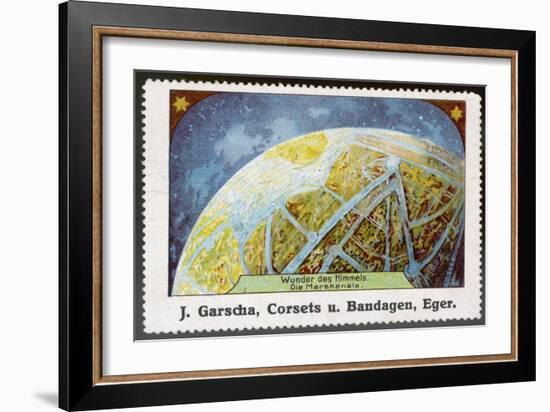 The Canals of Mars-null-Framed Premium Giclee Print