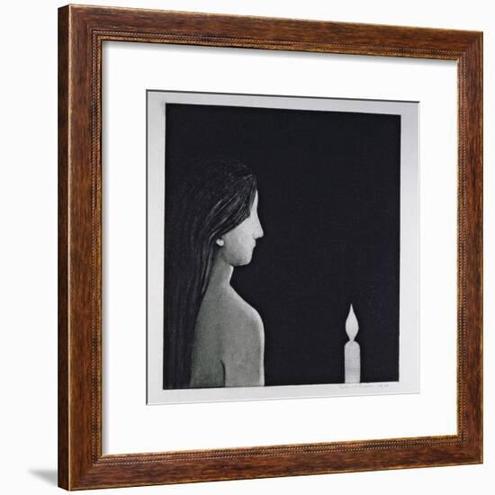 The Candle, 1976-Evelyn Williams-Framed Giclee Print