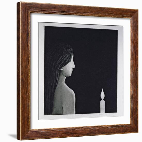 The Candle, 1976-Evelyn Williams-Framed Giclee Print