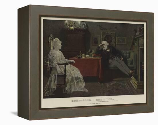 The Cane-Bottom'd Chair-Charles Green-Framed Premier Image Canvas