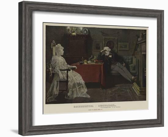 The Cane-Bottom'd Chair-Charles Green-Framed Giclee Print