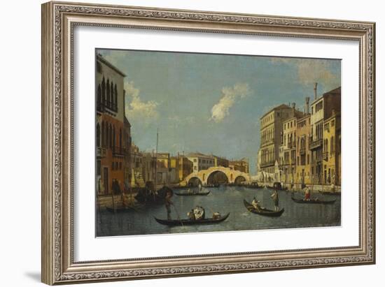 The Cannaregio, Venice-Canaletto-Framed Giclee Print