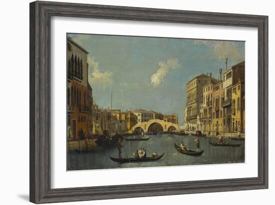 The Cannaregio, Venice-Canaletto-Framed Giclee Print