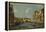 The Cannaregio, Venice-Canaletto-Framed Premier Image Canvas