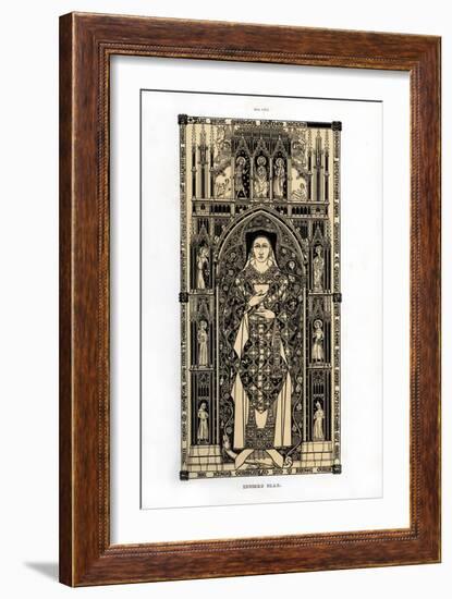 The Canon of Poitiers, C1350-Henry Shaw-Framed Giclee Print