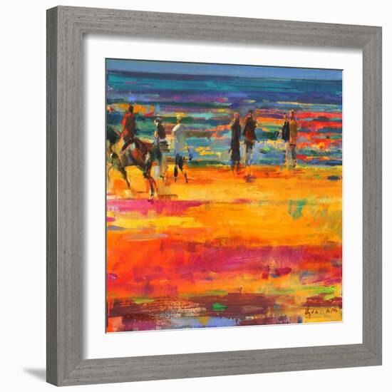 The Canter, Paris Plage-Peter Graham-Framed Giclee Print