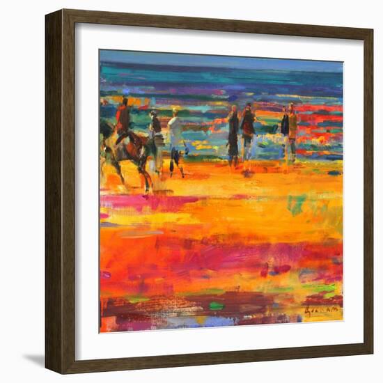 The Canter, Paris Plage-Peter Graham-Framed Giclee Print