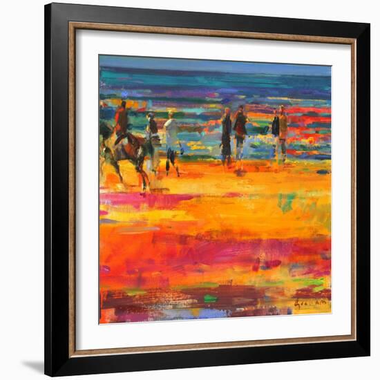 The Canter, Paris Plage-Peter Graham-Framed Giclee Print