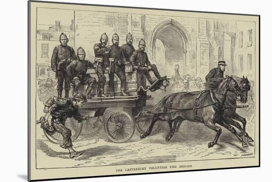 The Canterbury Volunteer Fire Brigade-Godefroy Durand-Mounted Giclee Print