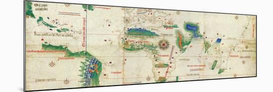 The Cantino Planisphere, 1502-null-Mounted Giclee Print