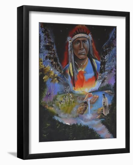 The Canyons Song-Sue Clyne-Framed Giclee Print