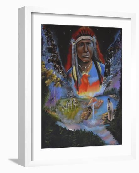 The Canyons Song-Sue Clyne-Framed Giclee Print