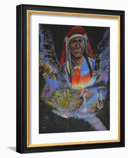 The Canyons Song-Sue Clyne-Framed Giclee Print