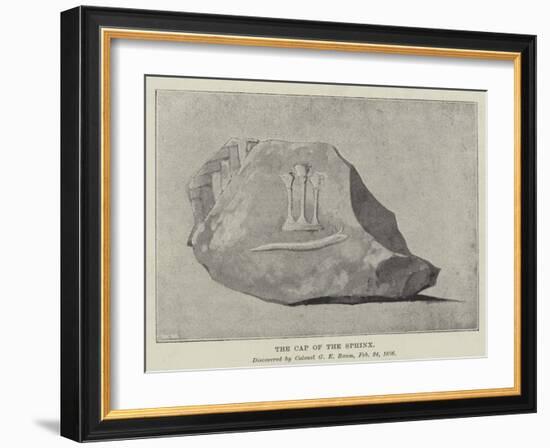 The Cap of the Sphinx-null-Framed Giclee Print