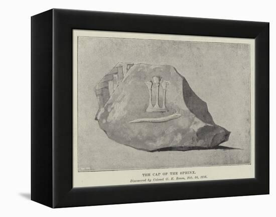 The Cap of the Sphinx-null-Framed Premier Image Canvas