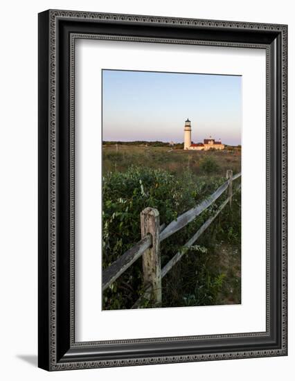 The Cape Cod Lighthouse,. Highland Light, in Truro, Massachusetts-Jerry and Marcy Monkman-Framed Photographic Print