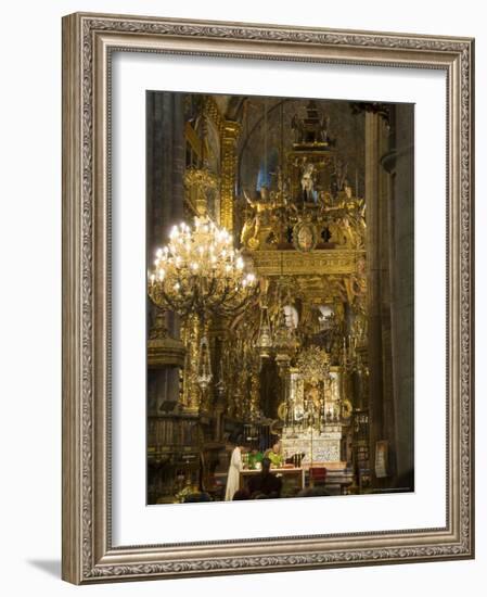 The Capilla Mayor, Santiago Cathedral, Santiago De Compostela, Galicia, Spain-R H Productions-Framed Photographic Print