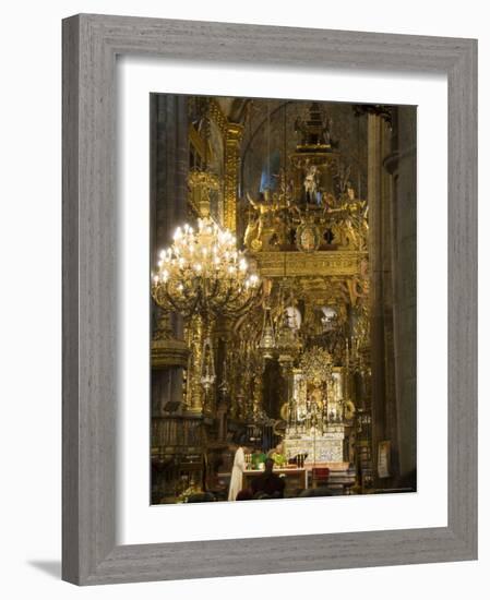 The Capilla Mayor, Santiago Cathedral, Santiago De Compostela, Galicia, Spain-R H Productions-Framed Photographic Print