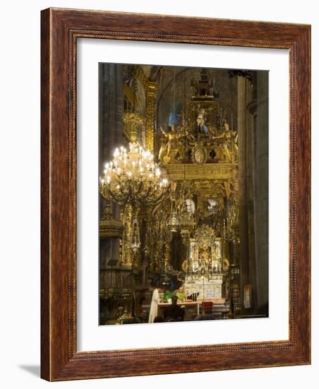 The Capilla Mayor, Santiago Cathedral, Santiago De Compostela, Galicia, Spain-R H Productions-Framed Photographic Print