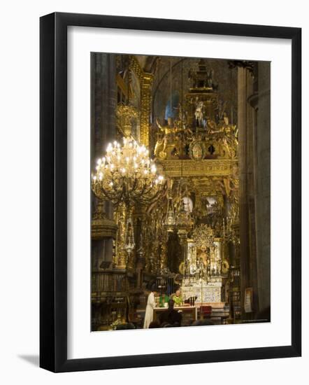 The Capilla Mayor, Santiago Cathedral, Santiago De Compostela, Galicia, Spain-R H Productions-Framed Photographic Print