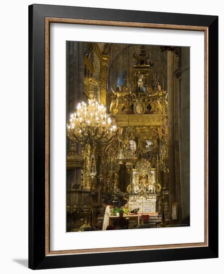 The Capilla Mayor, Santiago Cathedral, Santiago De Compostela, Galicia, Spain-R H Productions-Framed Photographic Print