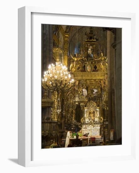 The Capilla Mayor, Santiago Cathedral, Santiago De Compostela, Galicia, Spain-R H Productions-Framed Photographic Print