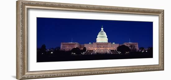 The Capitol at Nighttime-null-Framed Photographic Print