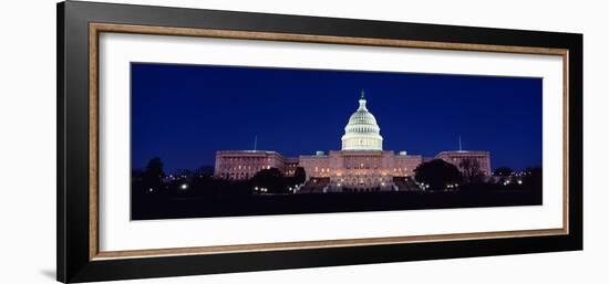 The Capitol at Nighttime-null-Framed Photographic Print